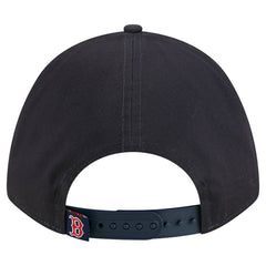 Boston Red Sox Women's Metallic A-Frame 9FORTY Adjustable Hat Navy | New Era