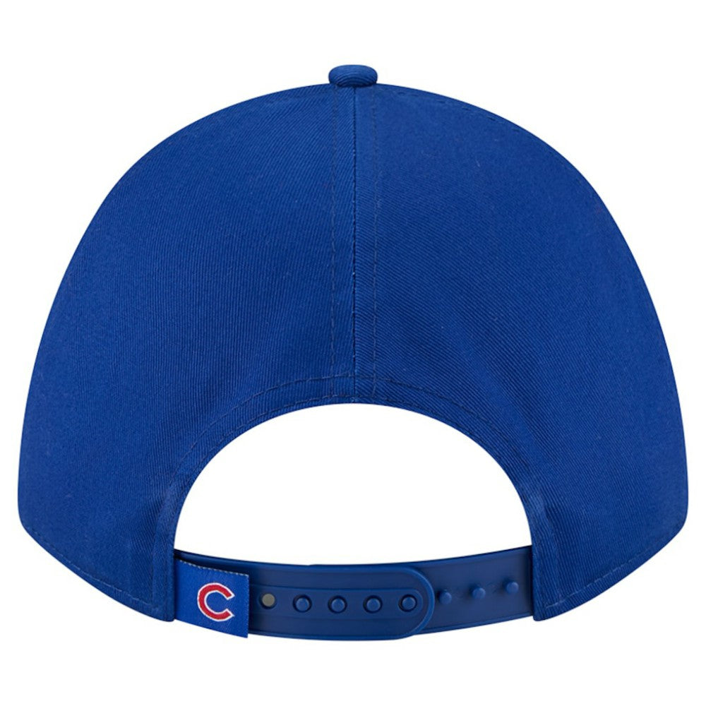 Chicago Cubs Women's Metallic A-Frame 9FORTY Adjustable Hat Royal | New Era