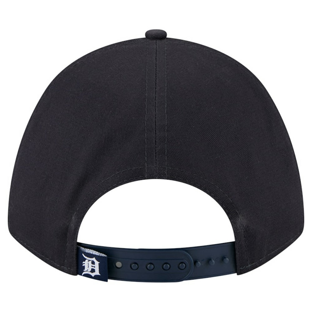 Detroit Tigers Women's Metallic A-Frame 9FORTY Adjustable Hat Navy | New Era
