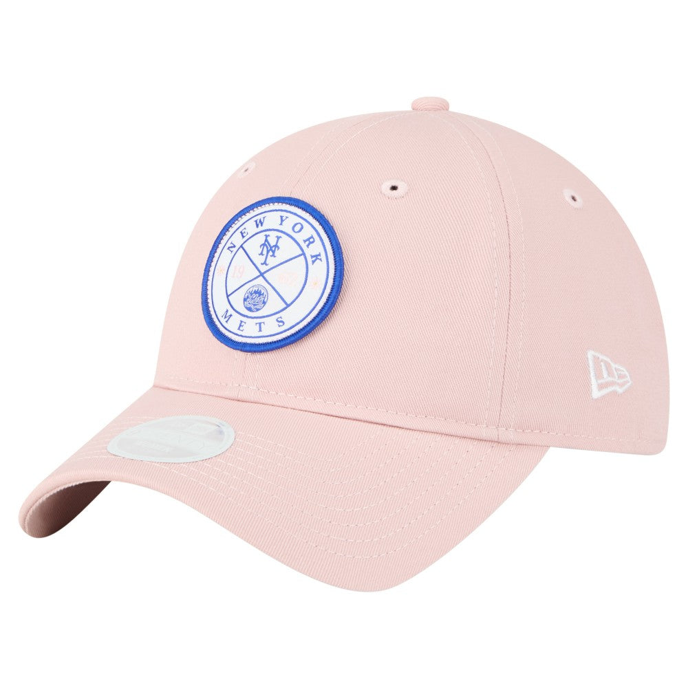 New York Mets Women's Bloom 9TWENTY Adjustable Hat Pink | New Era
