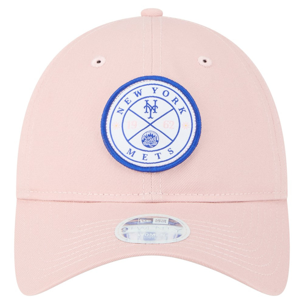 New York Mets Women's Bloom 9TWENTY Adjustable Hat Pink | New Era