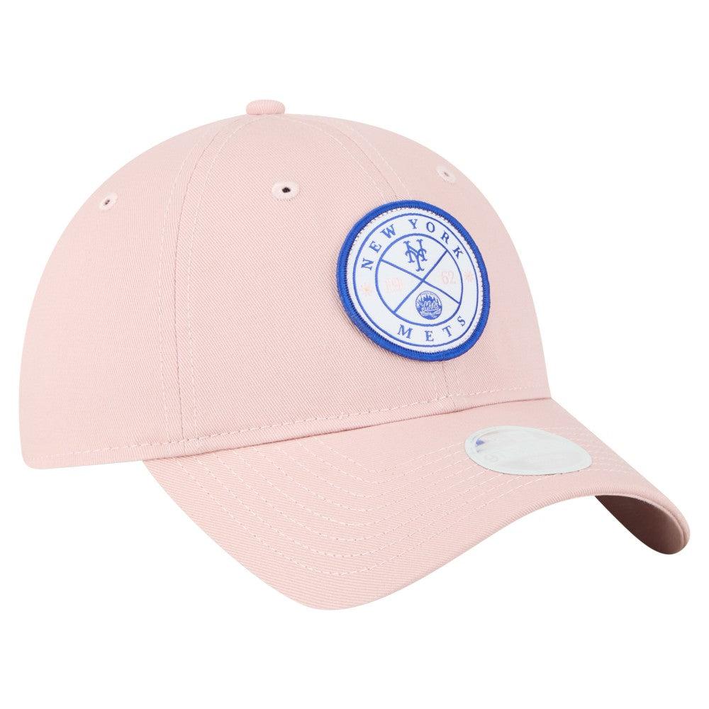 New York Mets Women's Bloom 9TWENTY Adjustable Hat Pink | New Era
