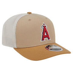 Los Angeles Angels 9SEVENTY Trucker Adjustable Hat Stone | New Era