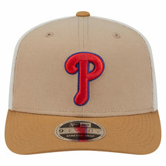 Philadelphia Phillies 9SEVENTY Trucker Adjustable Hat Stone | New Era