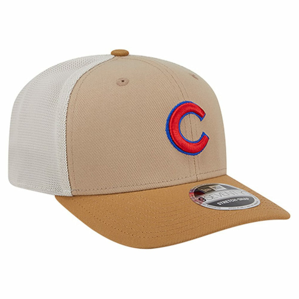 Chicago Cubs 9SEVENTY Trucker Adjustable Hat Stone | New Era