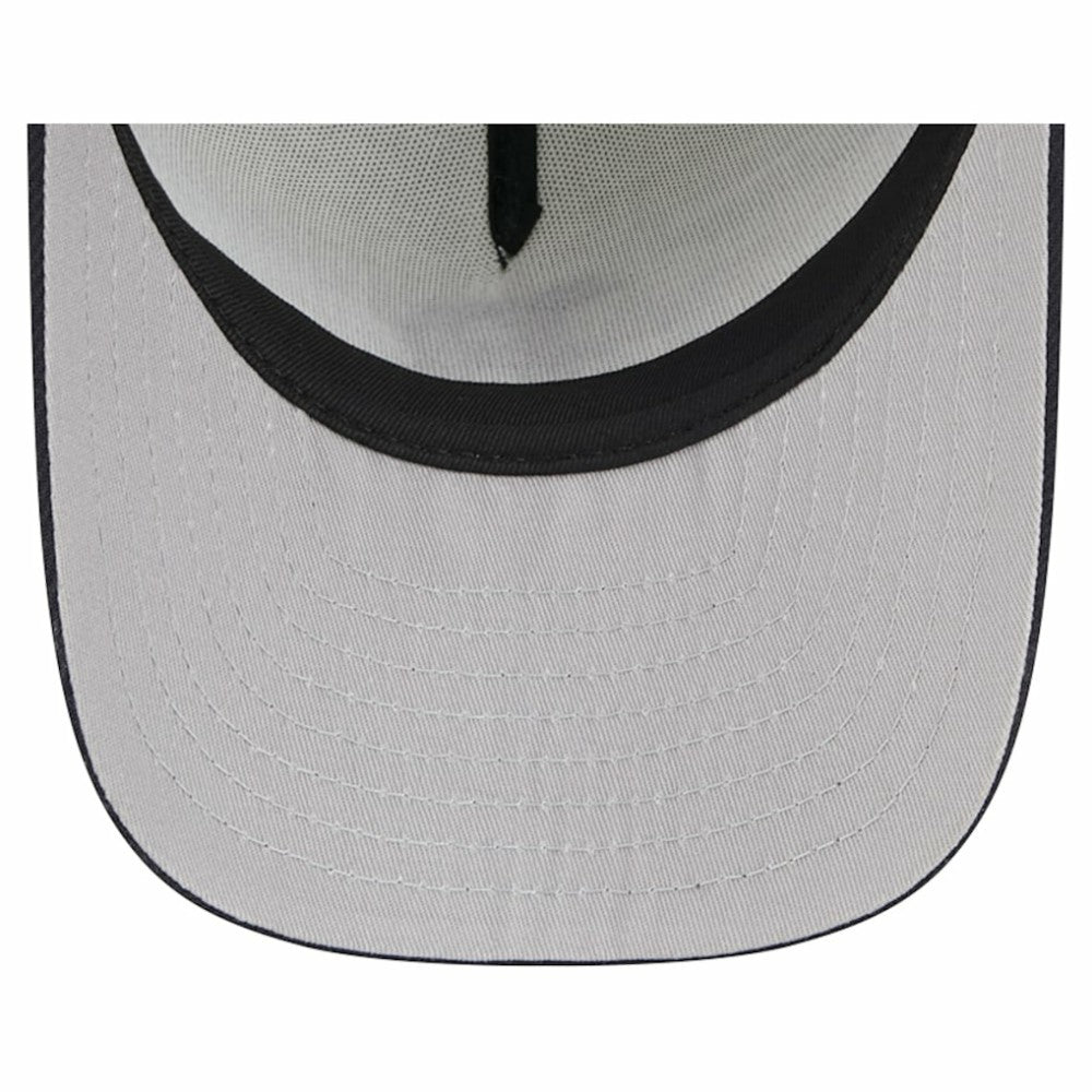 Boston Red Sox Banner A-Frame 9FIFTY Trucker Snapback Hat Cream/Navy | New Era