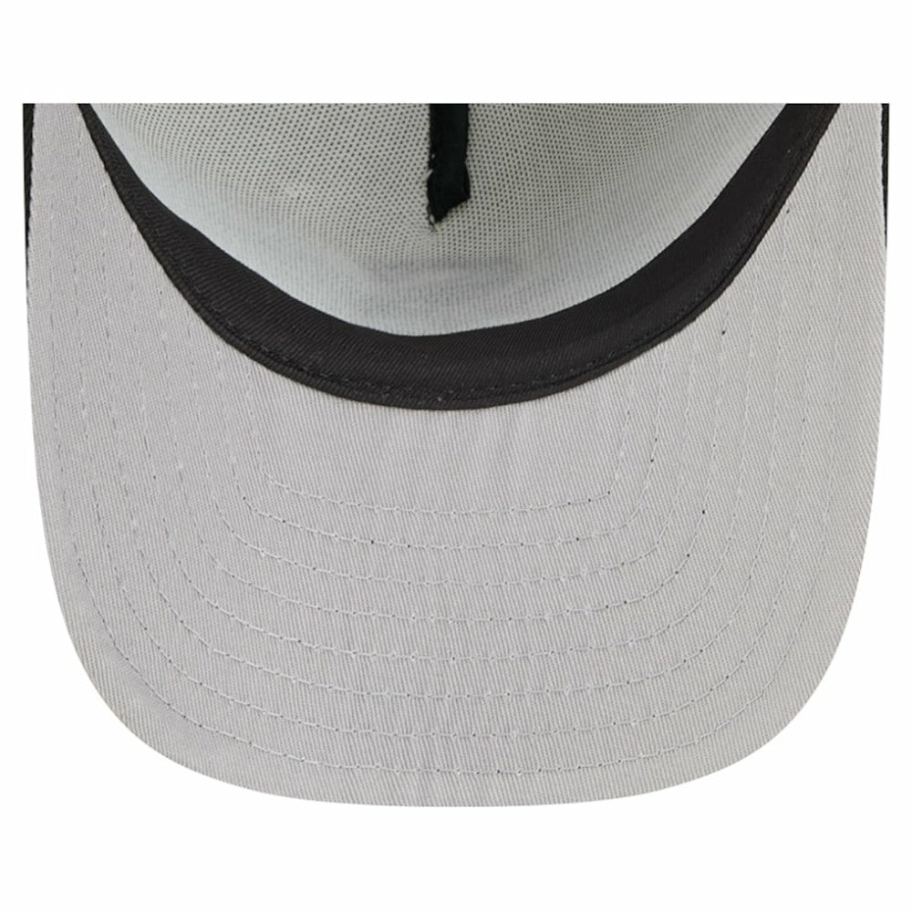 Chicago White Sox Banner A-Frame 9FIFTY Trucker Snapback Hat Cream/Black | New Era