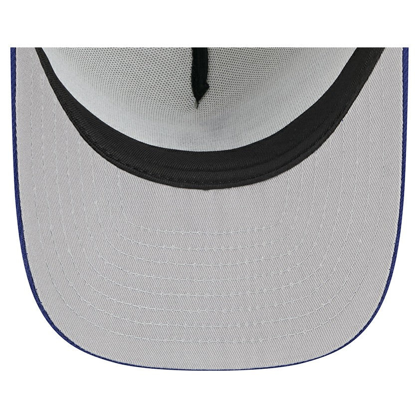 Los Angeles Dodgers Banner A-Frame 9FIFTY Trucker Snapback Hat Cream/Royal | New Era