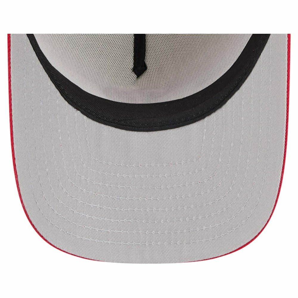 Philadelphia Phillies Banner A-Frame 9FIFTY Trucker Snapback Hat Cream/Red | New Era
