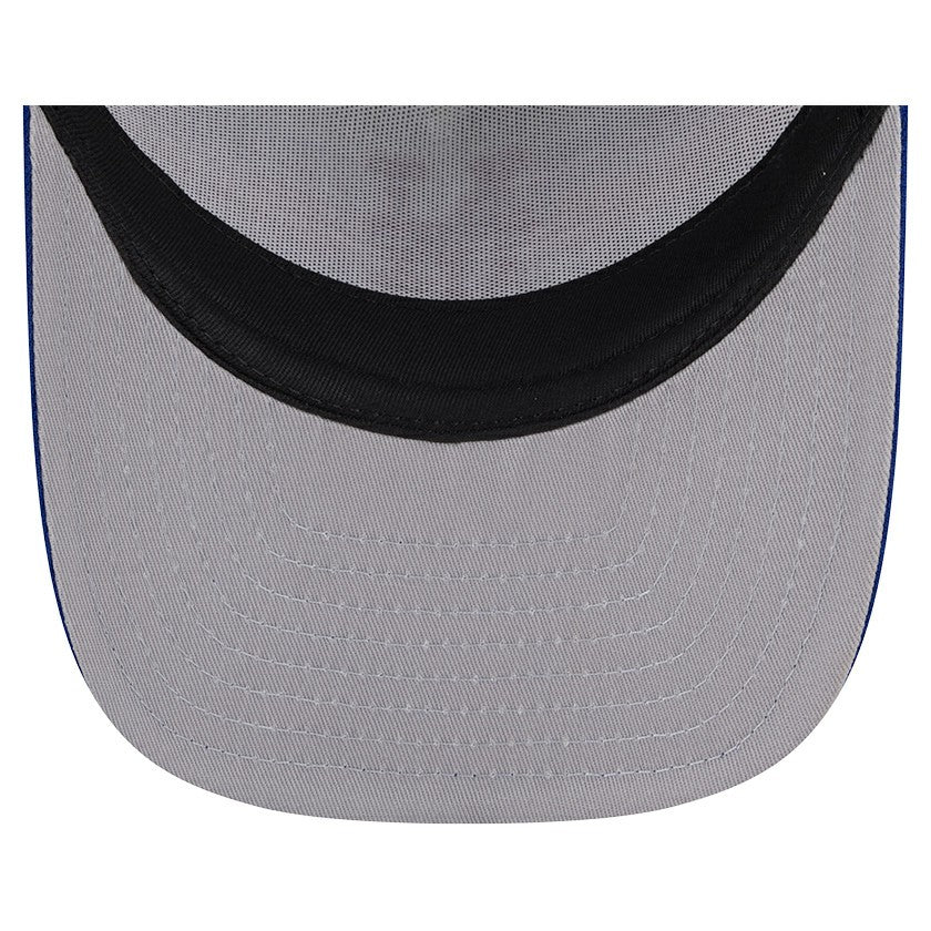 New York Mets Banner A-Frame 9FIFTY Trucker Snapback Hat Cream/Royal | New Era