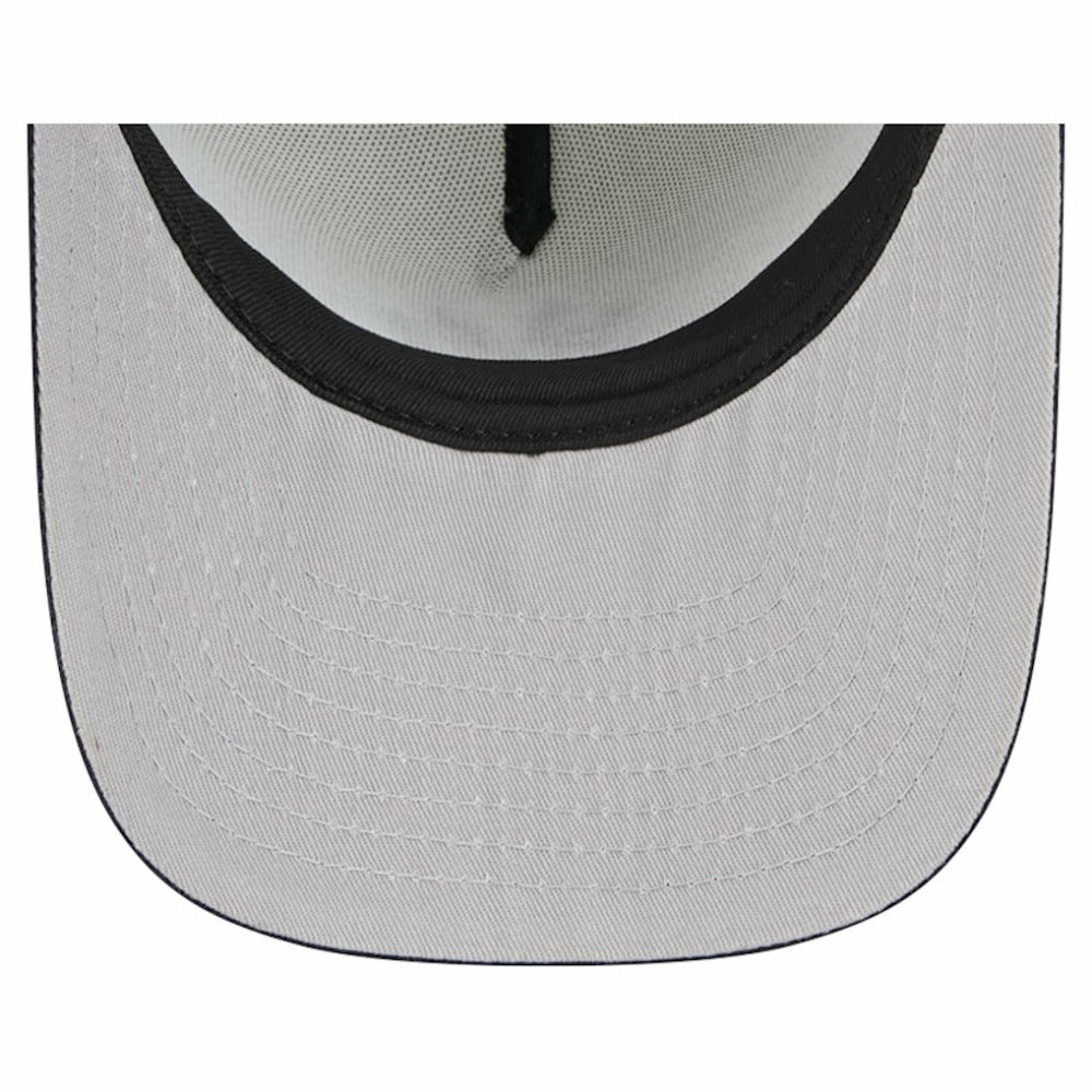 New York Yankees Banner A-Frame 9FIFTY Trucker Snapback Hat Cream/Navy | New Era