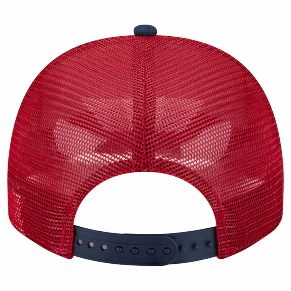 St. Louis Cardinals Banner A-Frame 9FIFTY Trucker Snapback Hat Cream/Red | New Era