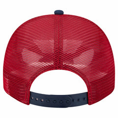 St. Louis Cardinals Banner A-Frame 9FIFTY Trucker Snapback Hat Cream/Red | New Era