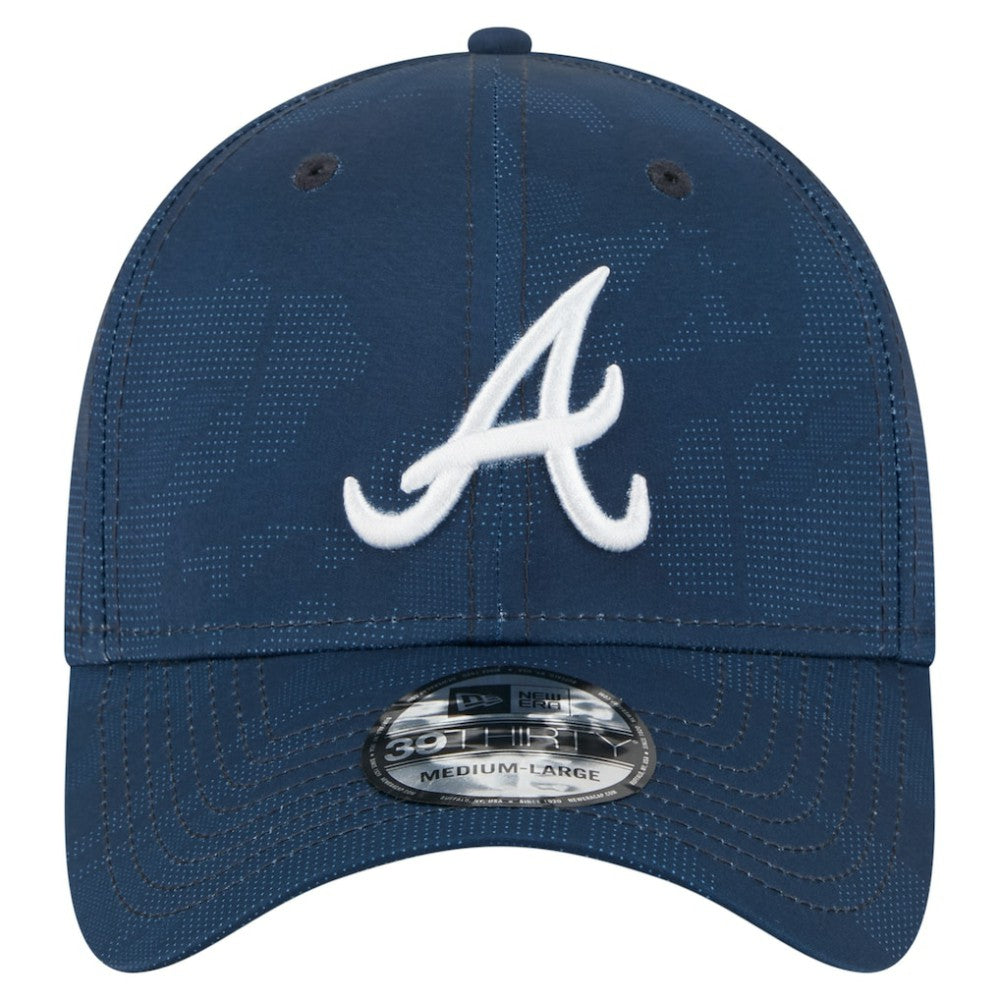 Atlanta Braves Tonal Camo 39THIRTY Flex Hat Navy | New Era