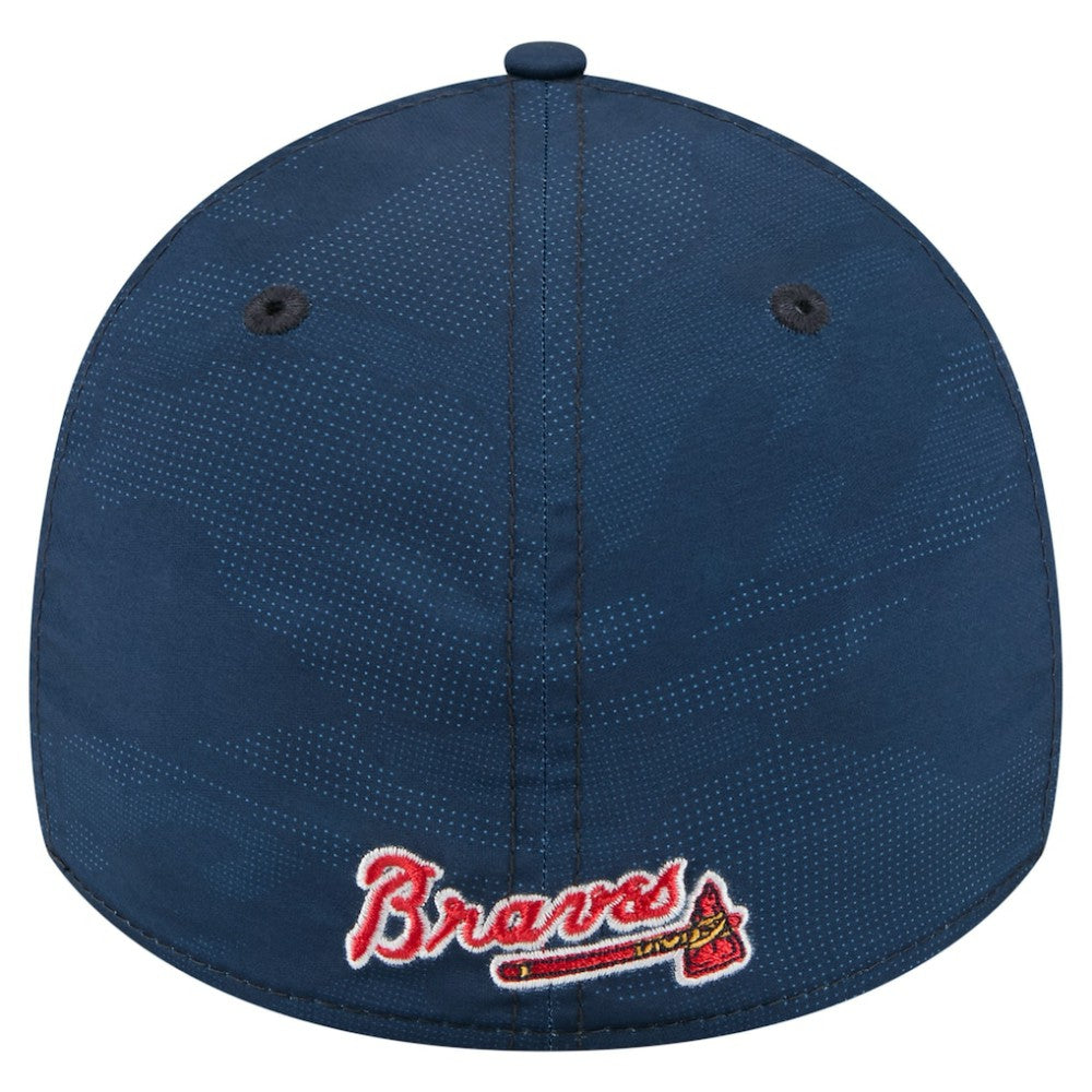 Atlanta Braves Tonal Camo 39THIRTY Flex Hat Navy | New Era