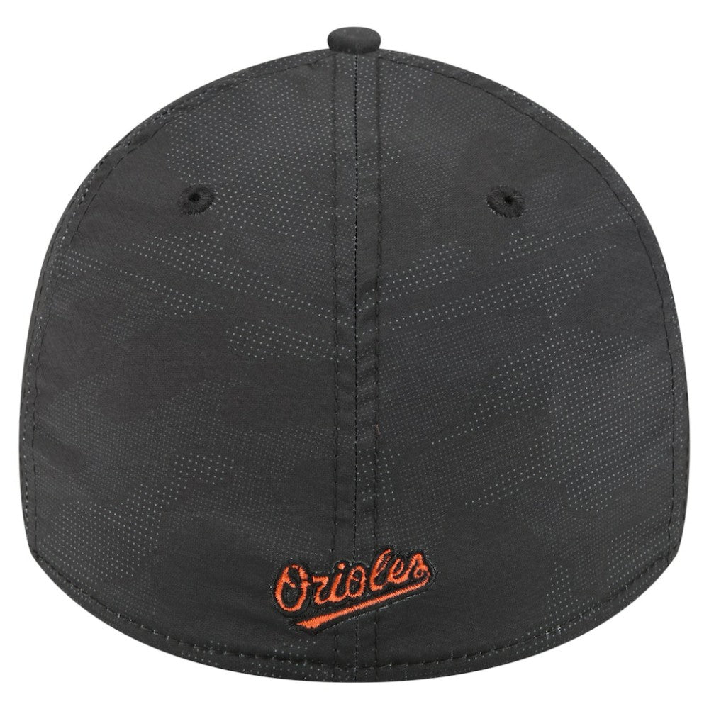 Baltimore Orioles Tonal Camo 39THIRTY Flex Hat Black | New Era