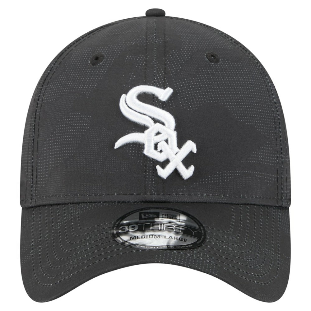 Chicago White Sox Tonal Camo 39THIRTY Flex Hat Black | New Era