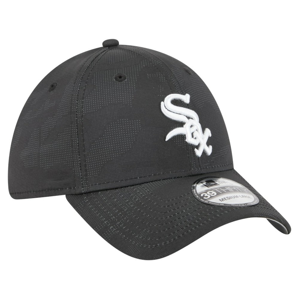Chicago White Sox Tonal Camo 39THIRTY Flex Hat Black | New Era