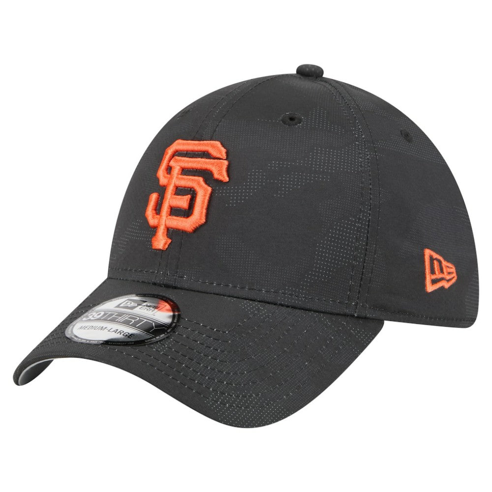 San Francisco Giants Tonal Camo 39THIRTY Flex Hat Black | New Era