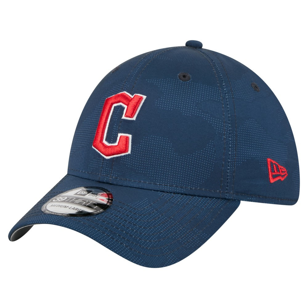 Cleveland Guardians Tonal Camo 39THIRTY Flex Hat Navy | New Era