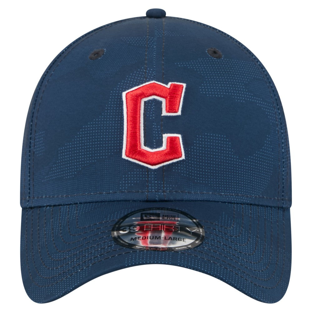 Cleveland Guardians Tonal Camo 39THIRTY Flex Hat Navy | New Era