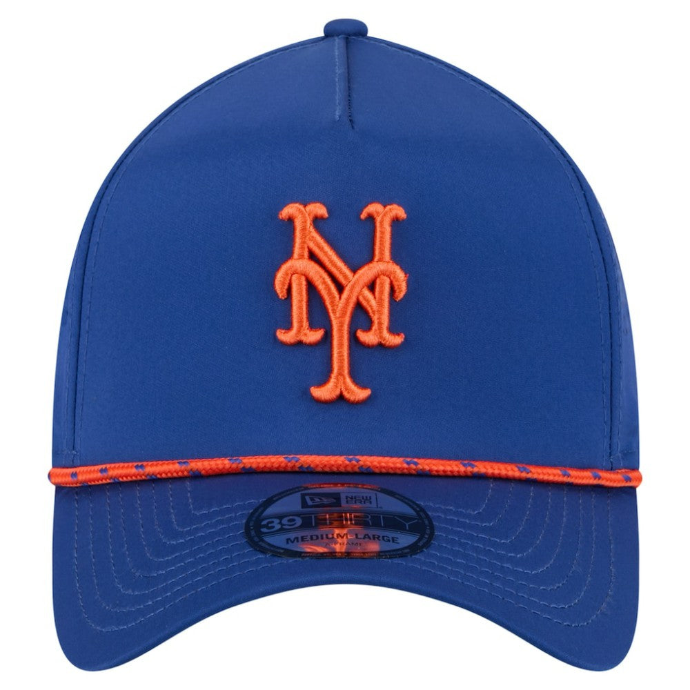 New York Mets 39THIRTY A-Frame Perforated Flex Hat Royal | New Era