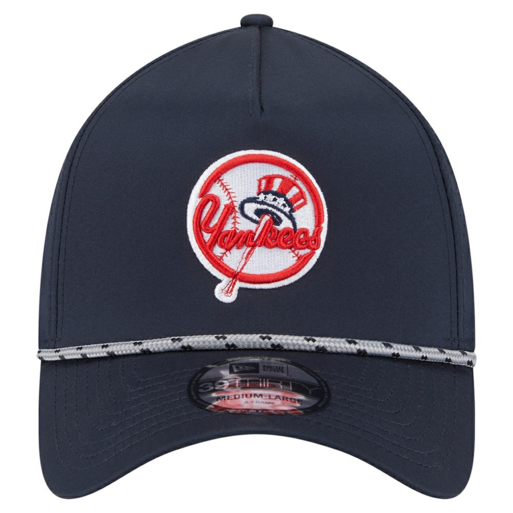 New York Yankees 39THIRTY A-Frame Perforated Flex Hat Navy | New Era