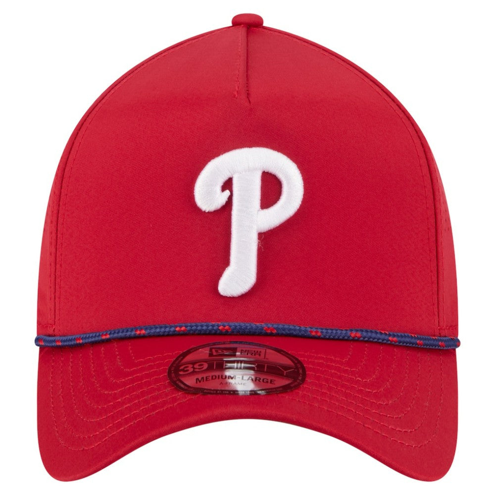 Philadelphia Phillies 39THIRTY A-Frame Perforated Flex Hat Red | New Era