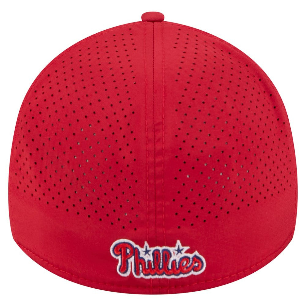 Philadelphia Phillies 39THIRTY A-Frame Perforated Flex Hat Red | New Era