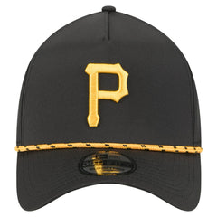 Pittsburgh Pirates 39THIRTY A-Frame Perforated Flex Hat Black | New Era