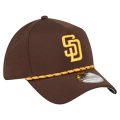 San Diego Padres 39THIRTY A-Frame Perforated Flex Hat Brown | New Era