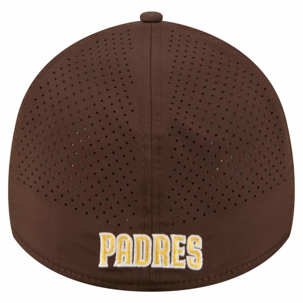 San Diego Padres 39THIRTY A-Frame Perforated Flex Hat Brown | New Era
