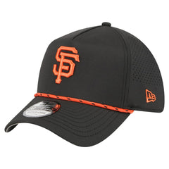 San Francisco Giants 39THIRTY A-Frame Perforated Flex Hat Black | New Era