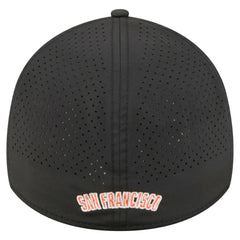 San Francisco Giants 39THIRTY A-Frame Perforated Flex Hat Black | New Era