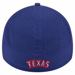 Texas Rangers 39THIRTY A-Frame Perforated Flex Hat Royal | New Era