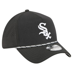 Chicago White Sox 39THIRTY A-Frame Perforated Flex Hat Black | New Era