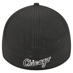 Chicago White Sox 39THIRTY A-Frame Perforated Flex Hat Black | New Era