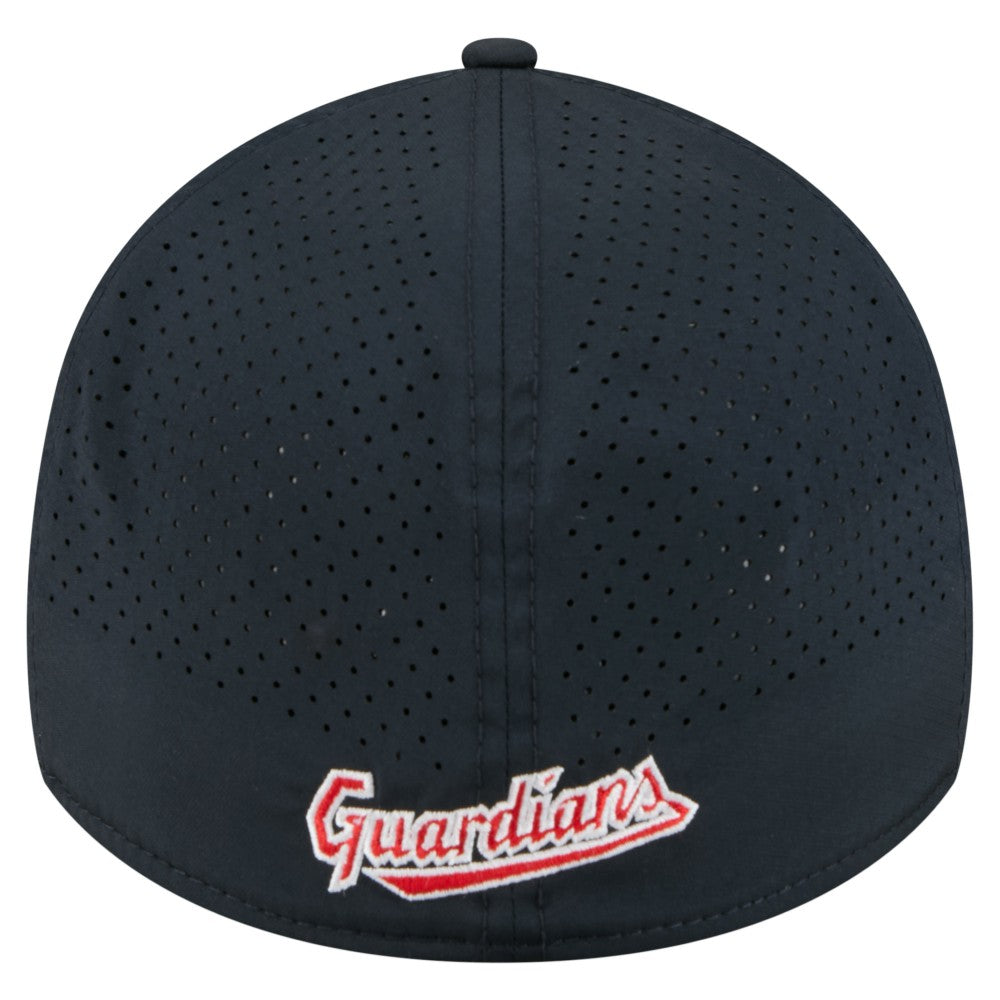 Cleveland Guardians 39THIRTY A-Frame Perforated Flex Hat Navy | New Era