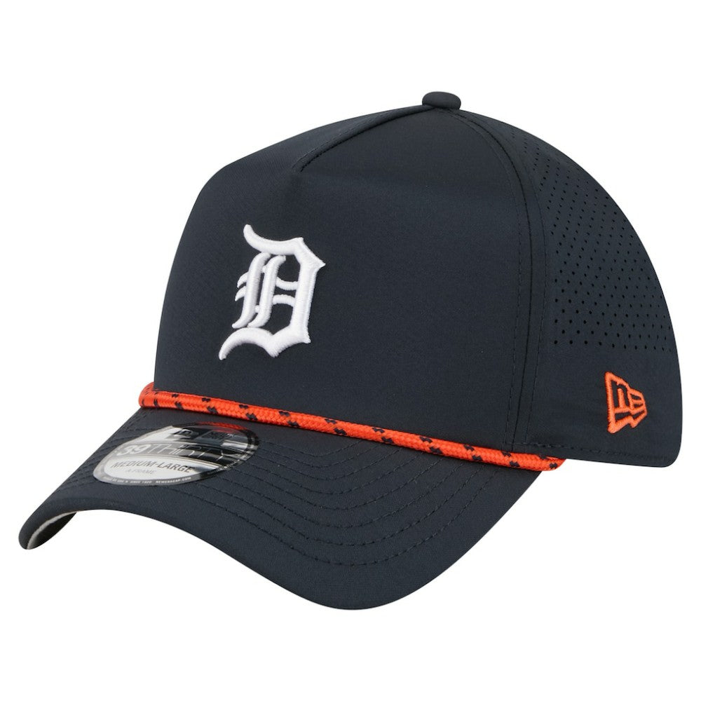 Detroit Tigers 39THIRTY A-Frame Perforated Flex Hat Navy | New Era