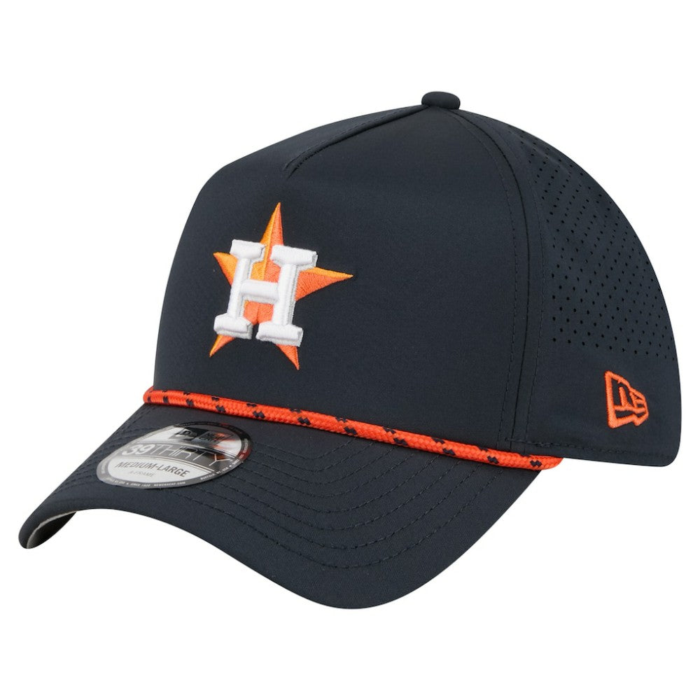 Houston Astros 39THIRTY A-Frame Perforated Flex Hat Navy | New Era