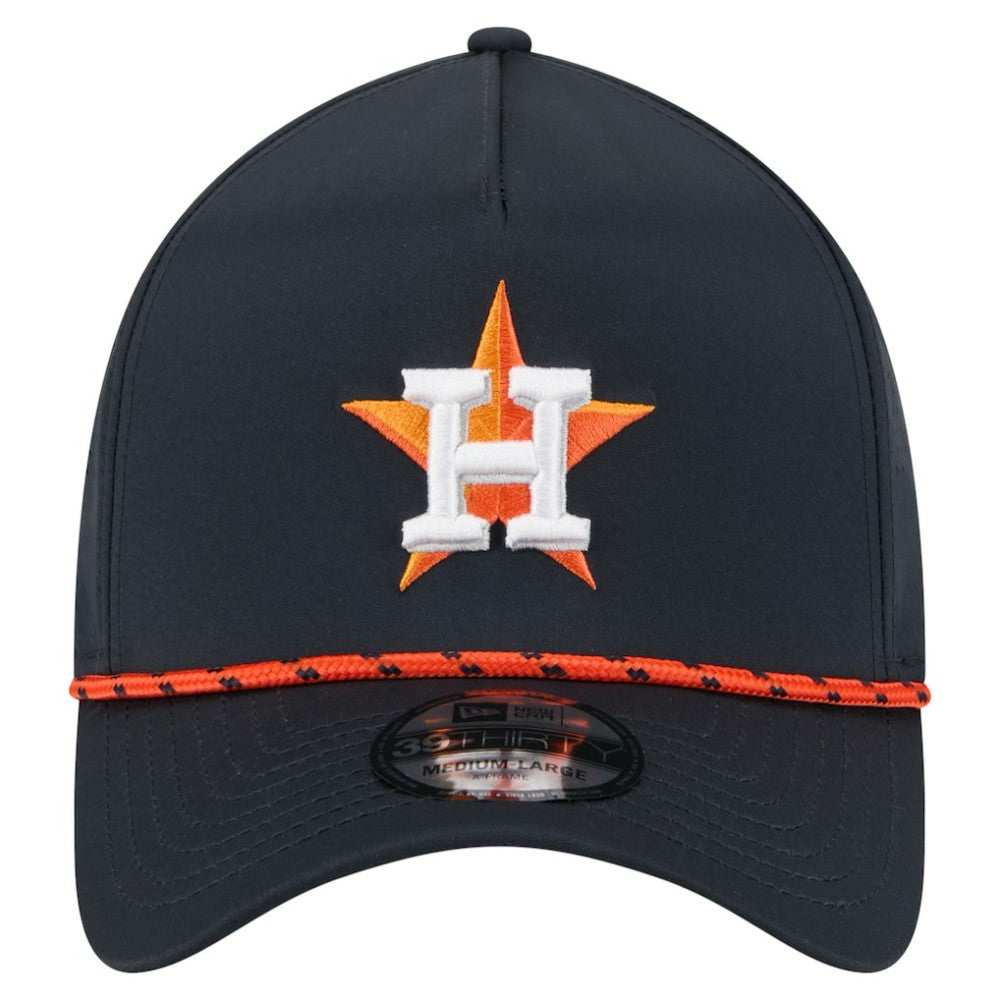 Houston Astros 39THIRTY A-Frame Perforated Flex Hat Navy | New Era