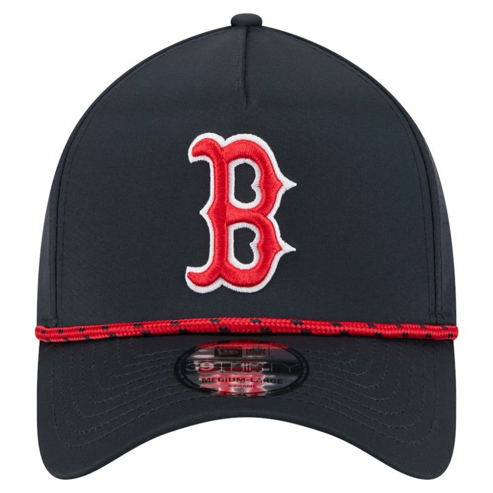 Boston Red Sox 39THIRTY A-Frame Perforated Flex Hat Navy | New Era
