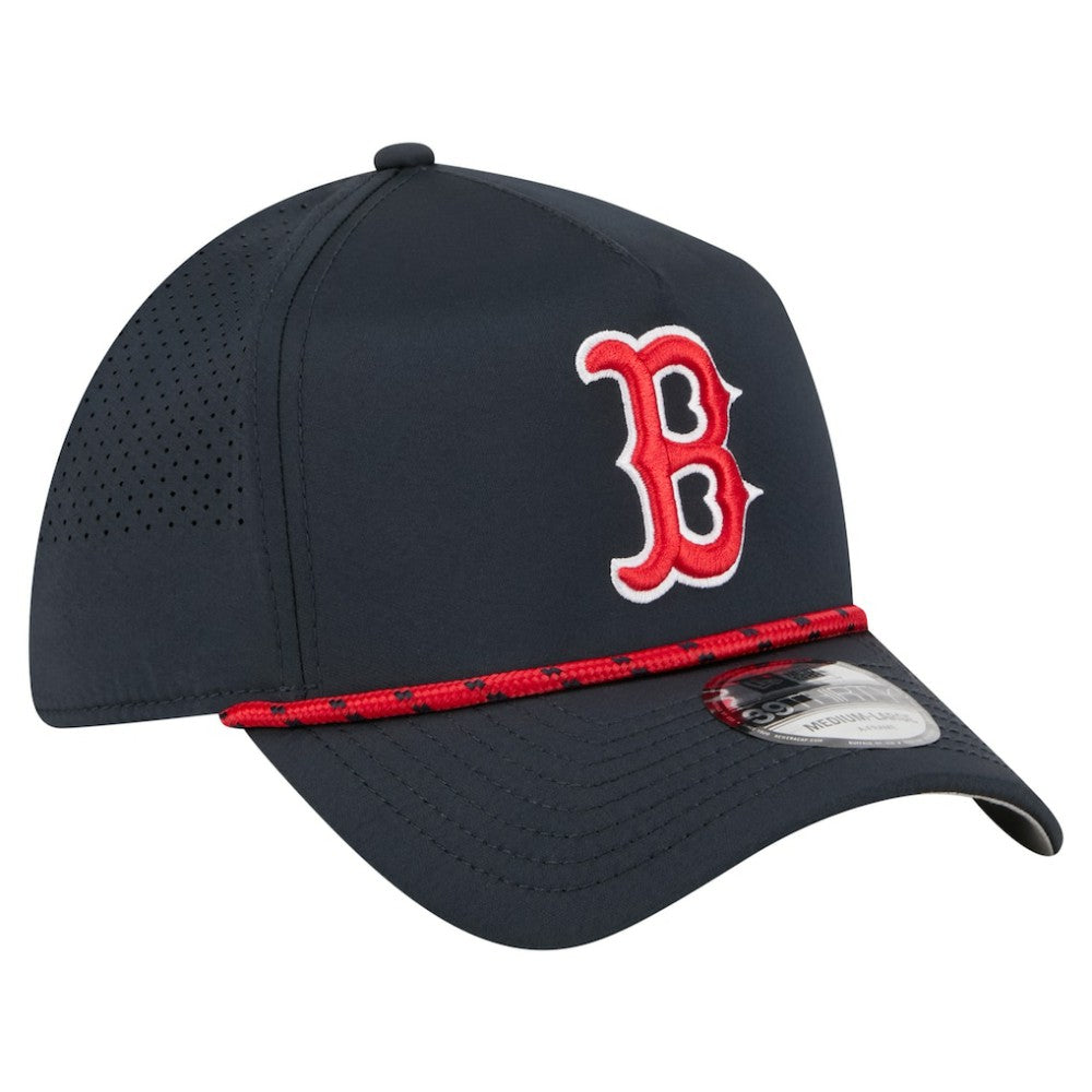 Boston Red Sox 39THIRTY A-Frame Perforated Flex Hat Navy | New Era