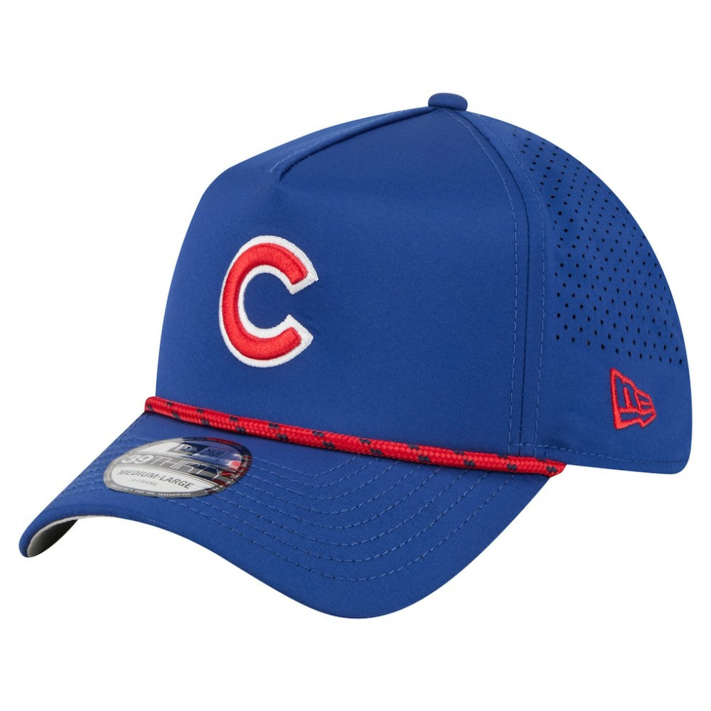 Chicago Cubs 39THIRTY A-Frame Perforated Flex Hat Royal | New Era