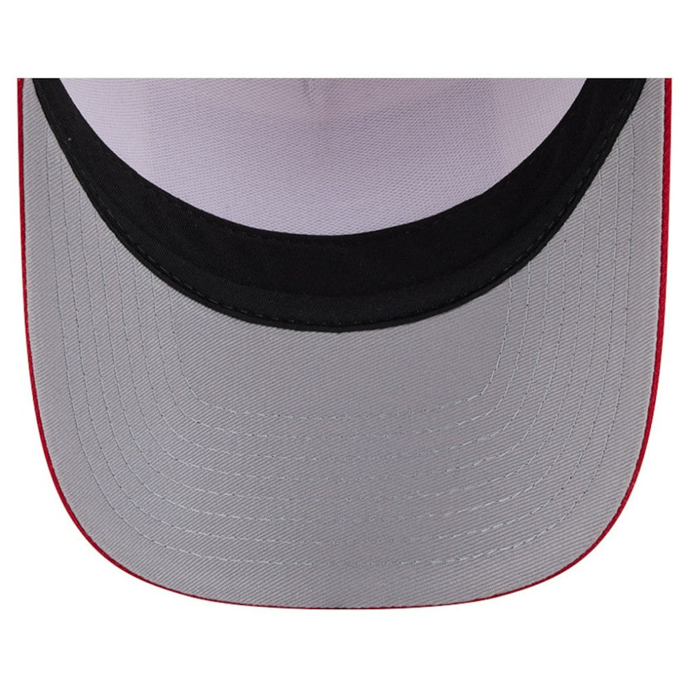 St. Louis Cardinals Text A-Frame Trucker 9FORTY Hat Stone/Red | New Era