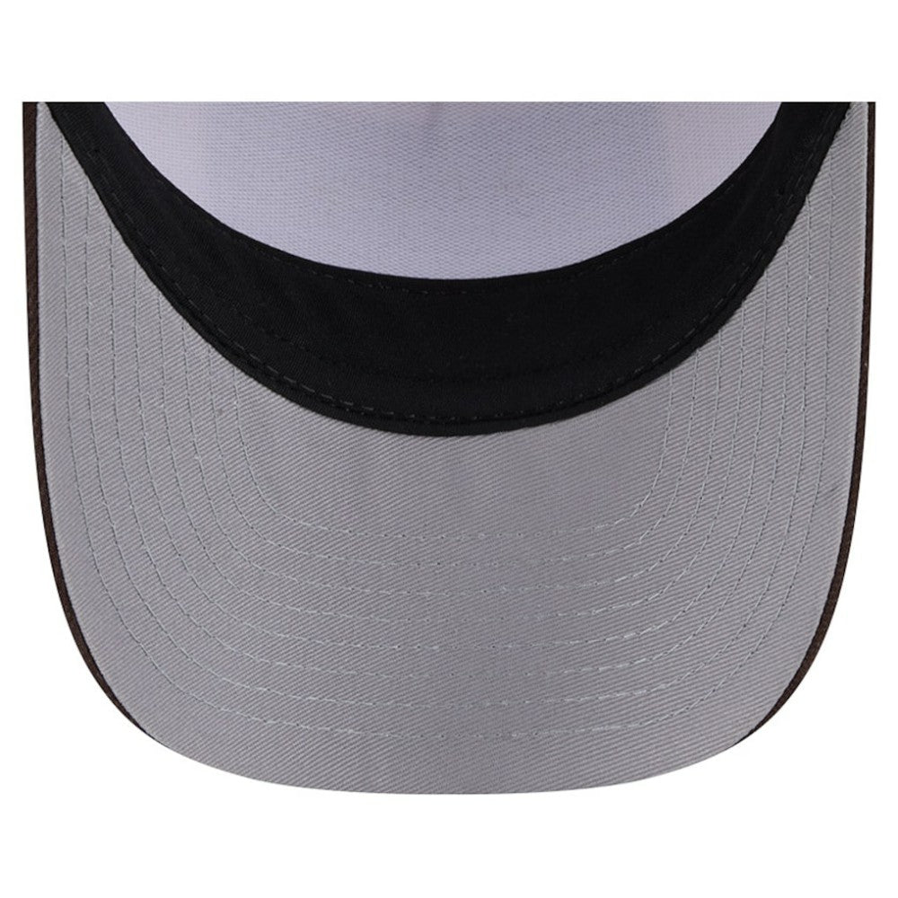 San Diego Padres Text A-Frame Trucker 9FORTY Hat Stone/Brown | New Era