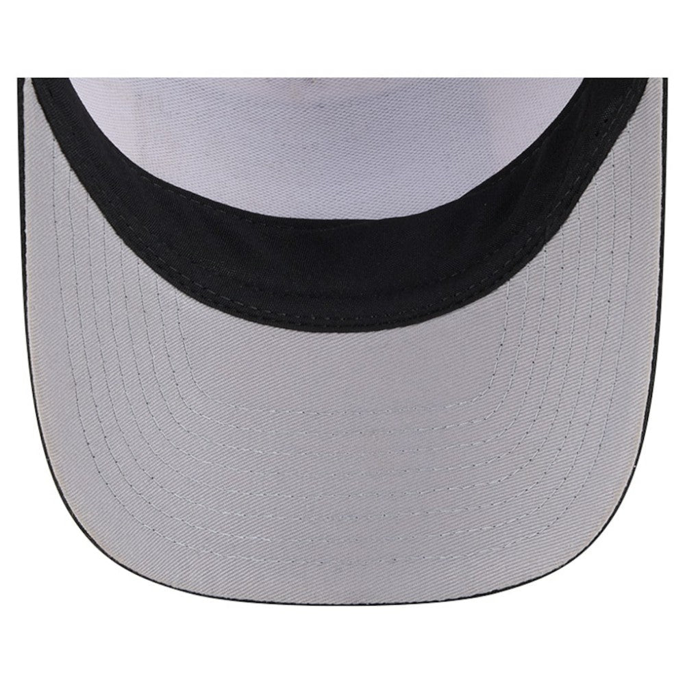 San Francisco Giants Text A-Frame Trucker 9FORTY Hat Stone/Black | New Era