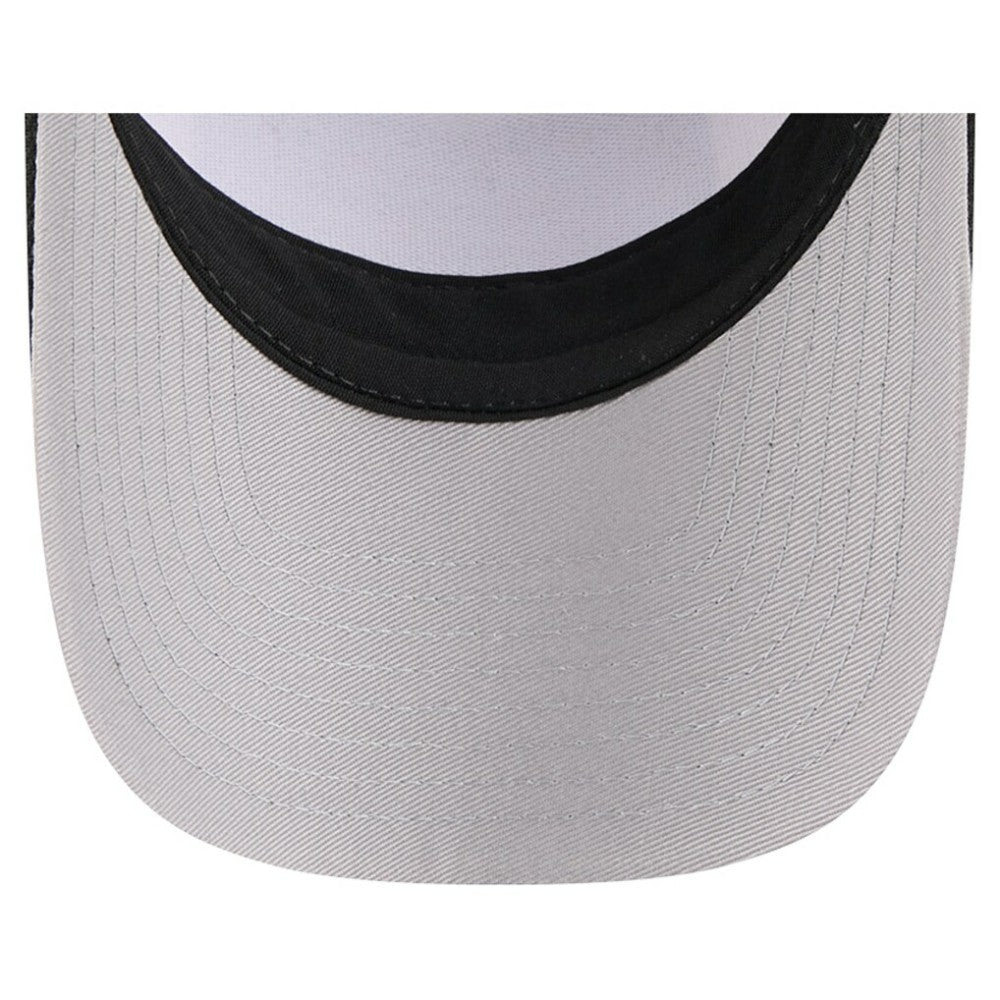 Chicago White Sox Text A-Frame Trucker 9FORTY Hat Stone/Black | New Era