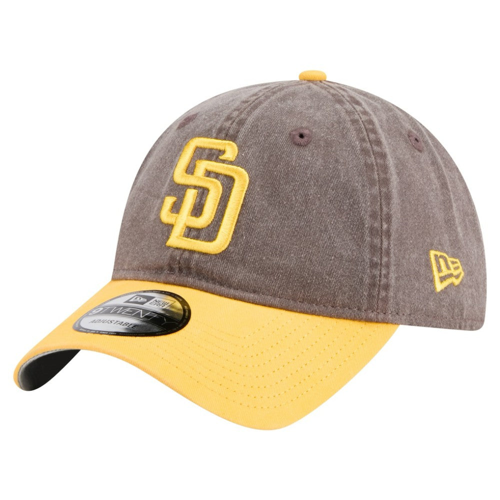 San Diego Padres Select 9TWENTY Adjustable Hat Brown/Gold | New Era