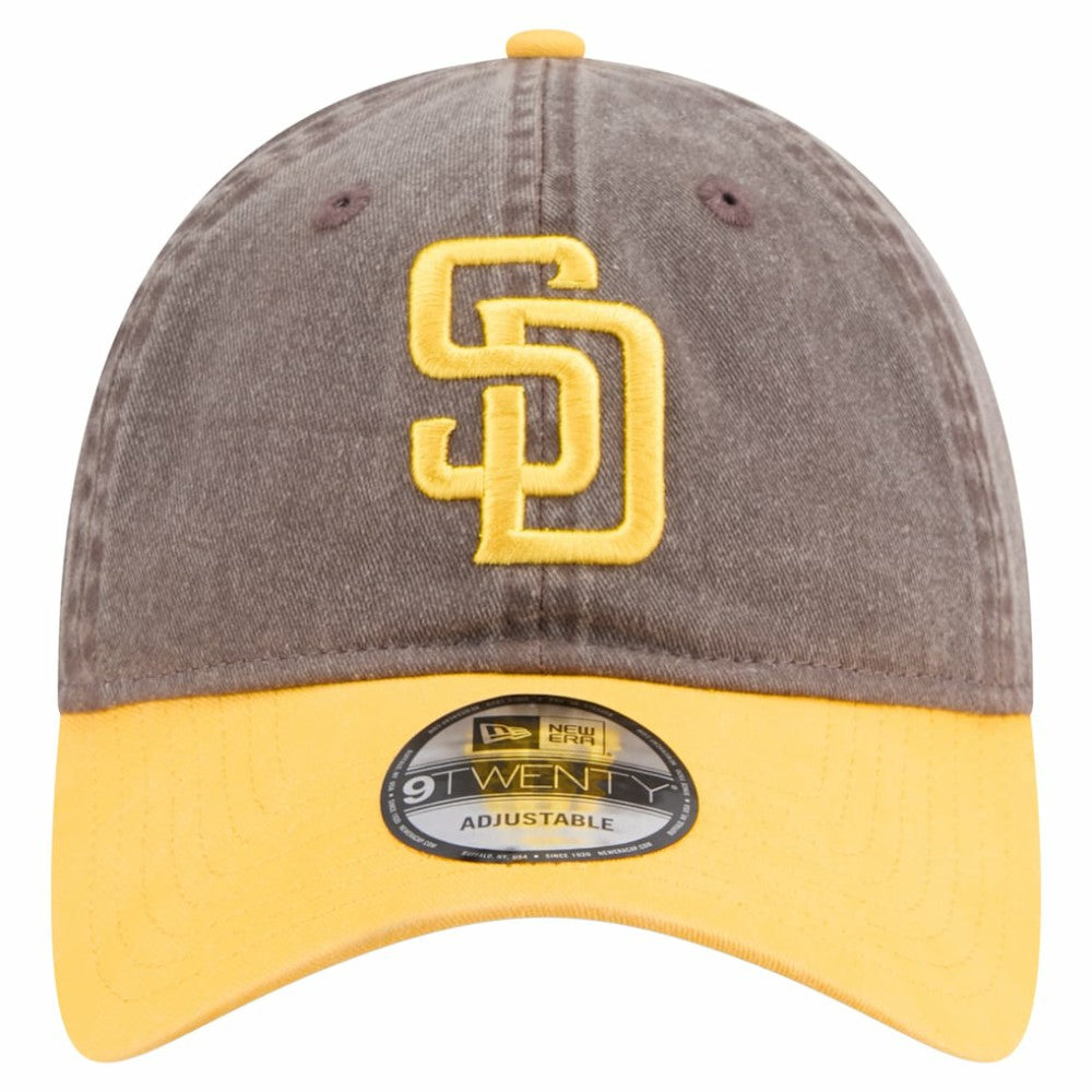 San Diego Padres Select 9TWENTY Adjustable Hat Brown/Gold | New Era